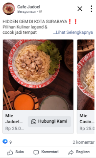 Iklan Tempat Makan Bakmie