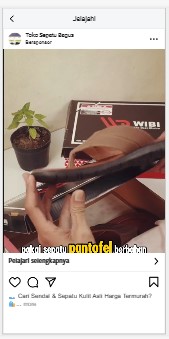 Iklan Sandal & Sepatu