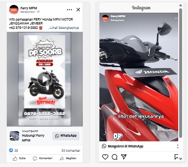 Iklan Motor Honda Jatim