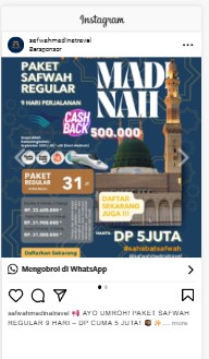 Iklan Umroh Bandung