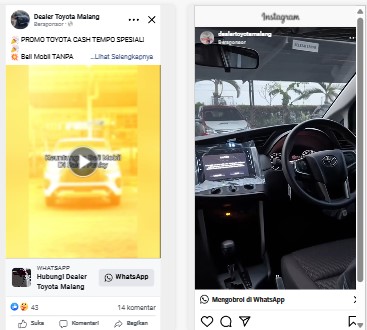 Iklan Toyota Malang
