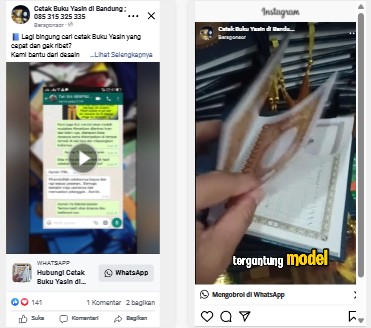 Jasa Cetak Buku Yasin