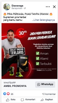 Iklan Obat Kuat Pria